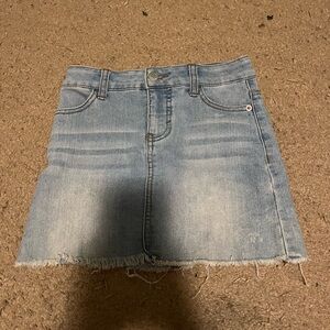 Art Class Blue Mini Skirt Casual